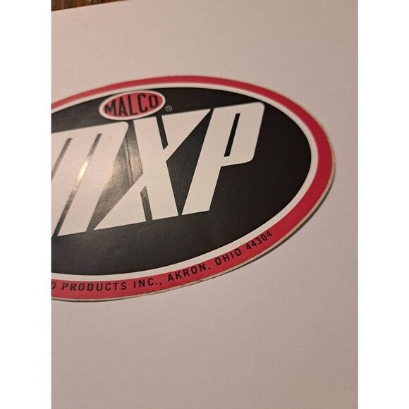Vintage Original RARE 60s Malco MXP Akron Ohio Hot Rod Rat Rod Car Sticker Decal - Picture 4 of 5